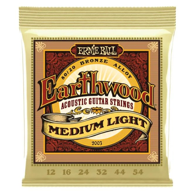 Ernie Ball 2003 Earthwood 80/20 Bronze Acoustic Guitar Strings