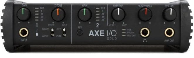 IK Multimedia AXE I/O SOLO 2x3 USB Guitar Audio Interface