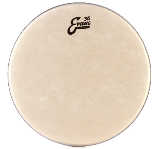 evans synthetic drum head