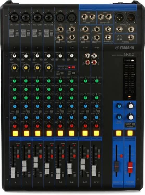 Yamaha MG12 12-Input 4-Bus Mixer