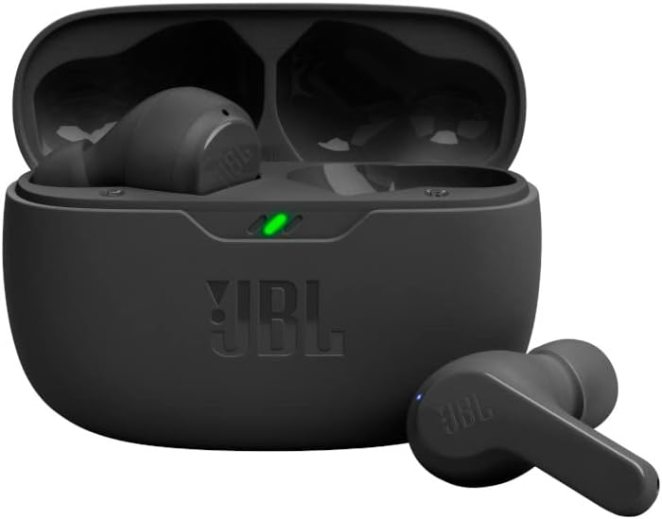 JBL Vibe Beam True Wireless Headphones - Black, Small