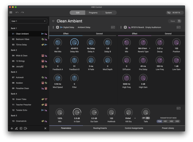 Eventide H90 Control