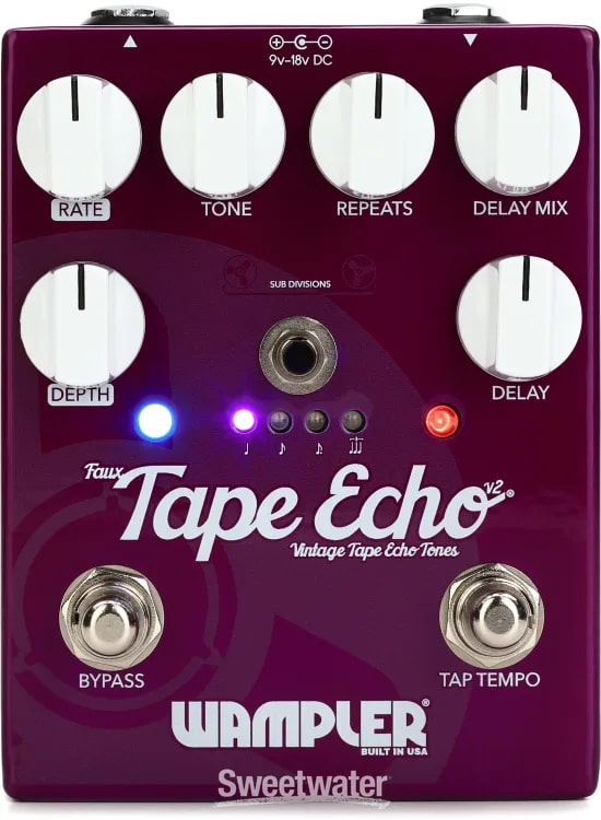 Wampler Faux Tape Echo V2 Delay Pedal