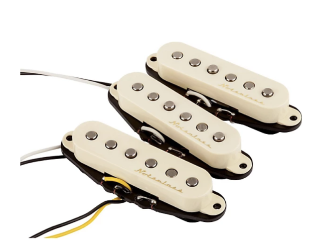 Three Fender Vintage Noiseless Pickups