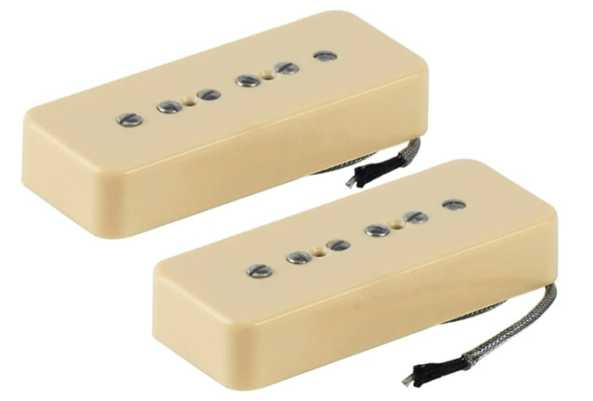 FLEOR Alnico 5 Single Coil Pickup Soap Bar Pickups Cream P90