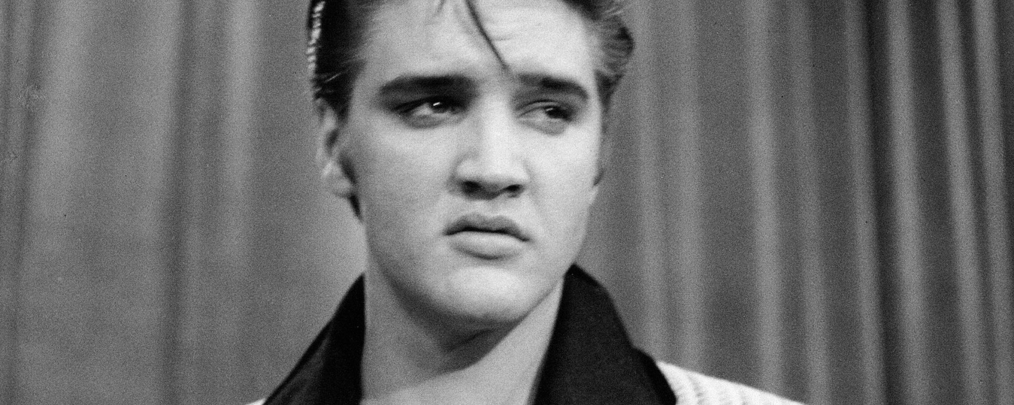 Elvis scowling