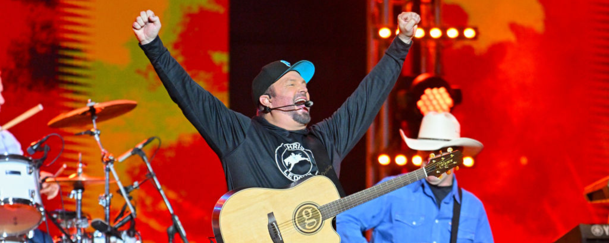 LOS ANGELES, CA - NOVEMBER 25: Garth Brooks performs on "Jimmy Kimmel Live" on November 25, 2024 in Los Angeles, California. (Photo by PG/Bauer-Griffin/GC Images)