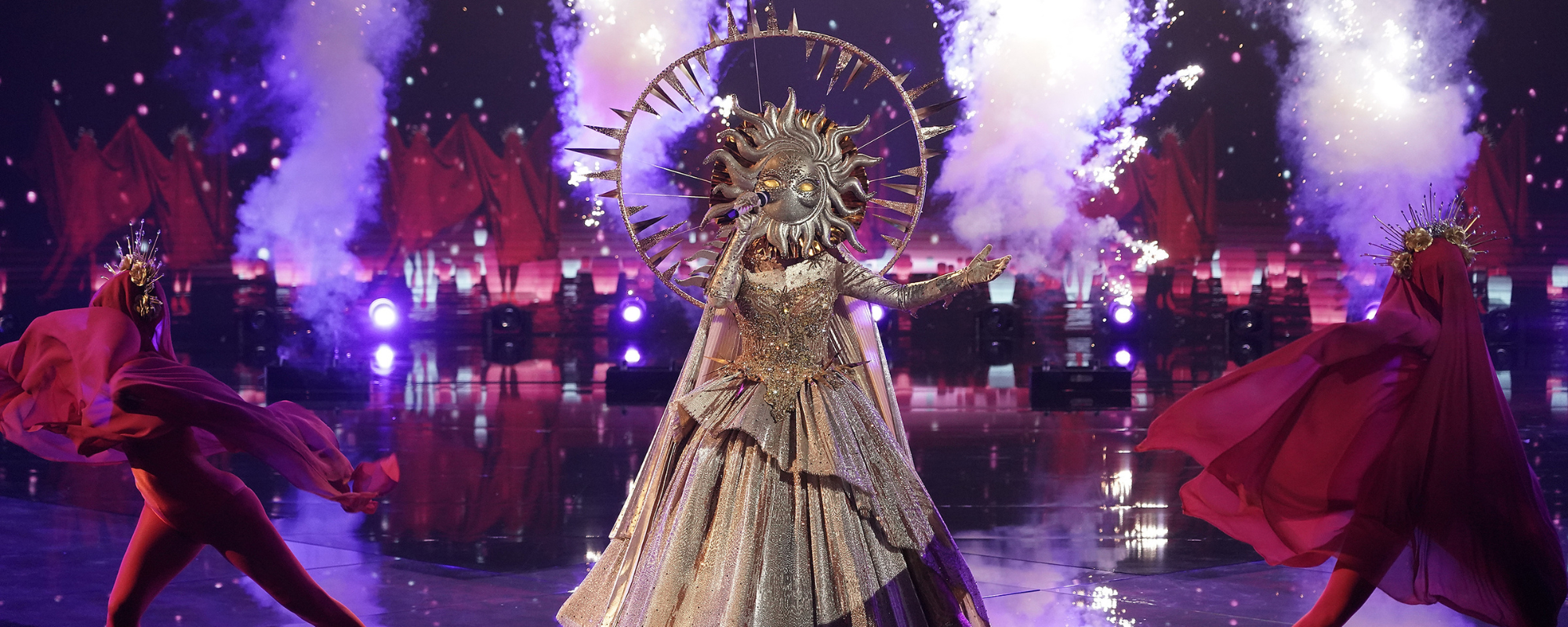 THE MASKED SINGER: Sun in the The Group A Play Offs - Famous Masked Words episode of THE MASKED SINGER airing Wednesday, Oct. 7 (8:00-9:00 PM ET/PT) on FOX. (Photo by FOX via Getty Images)