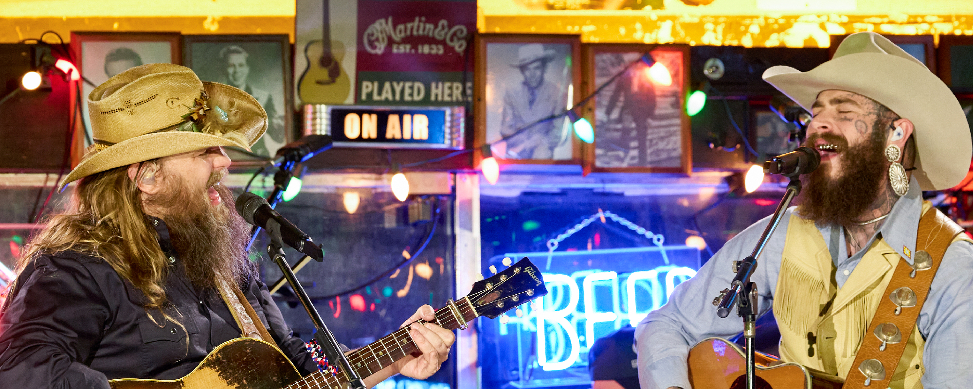 Post Malone's Paris Show Turns Epic With Chris Stapleton Duet of "California Sober"
