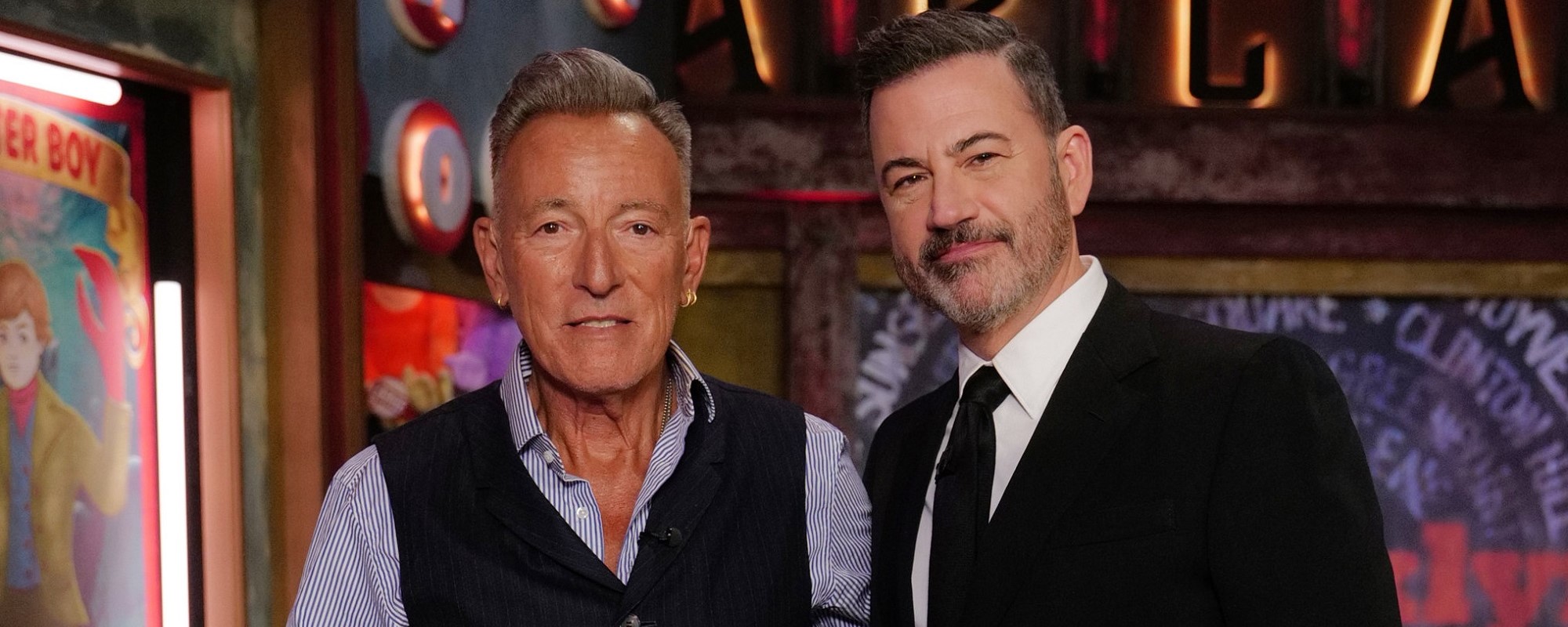 Bruce Springsteen Revealed to Jimmy Kimmel He Had a “Really Disappointing” Experience the One Time He Sang Karaoke